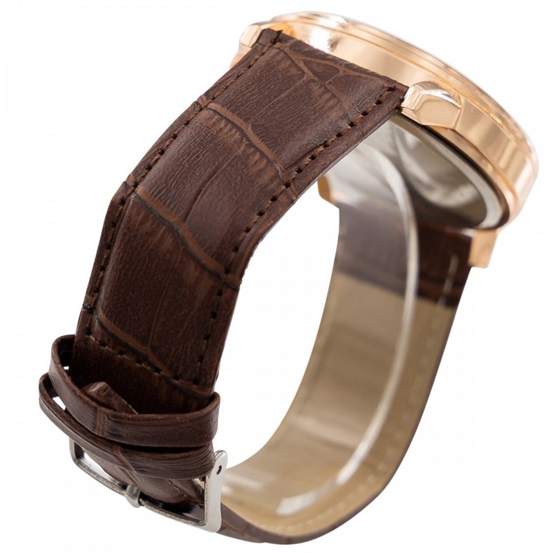 Montre Homme CHTIME bracelet Cuir Marron