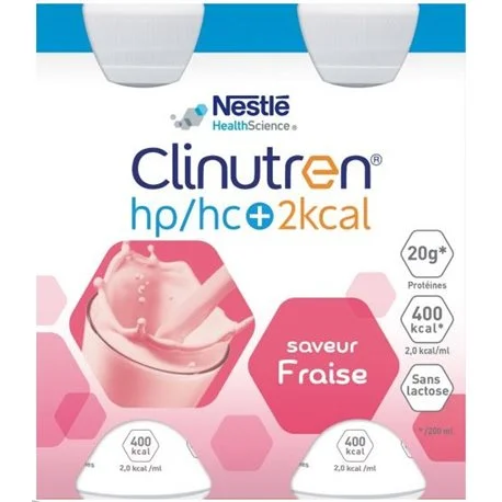HP/HC+ 2kcal Saveur Fraise - 4X200ml