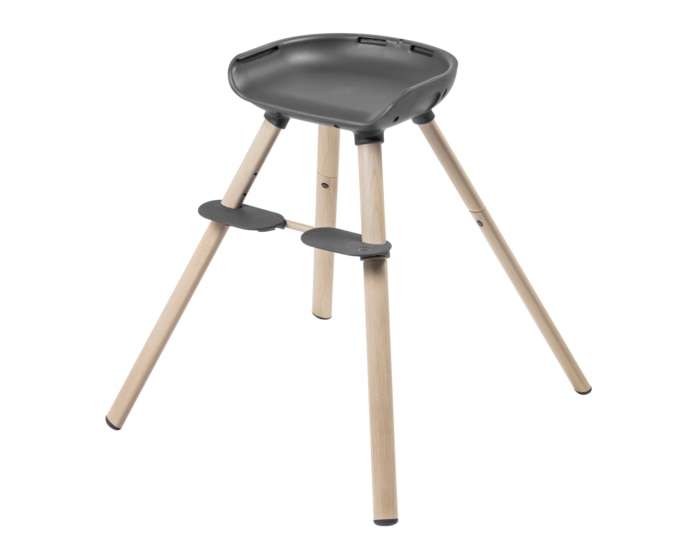 Moa 4-in-1 Hochstuhl 6 M - 7 Y   0 - 25 kg    4 verschiedene Möglichkeiten  |    Stilvolles, langlebiges Design  |    Hält jedem Chaos stand  |    Einfach zu installieren und anzupassen  |