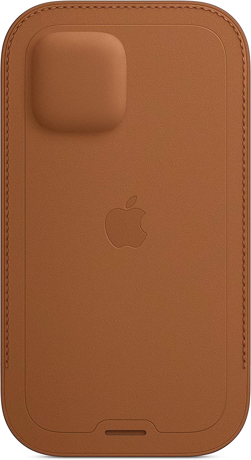 Apple Lederhülle mit MagSafe (für iPhone 12 | 12 Pro) - Sattelbraun