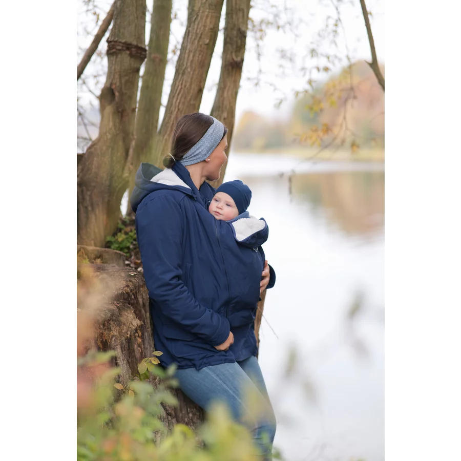 mamalila Allwetter-Tragejacke Cosy Allrounder navy