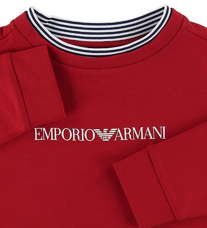 Emporio Armani Pullover - Rot m. Logo