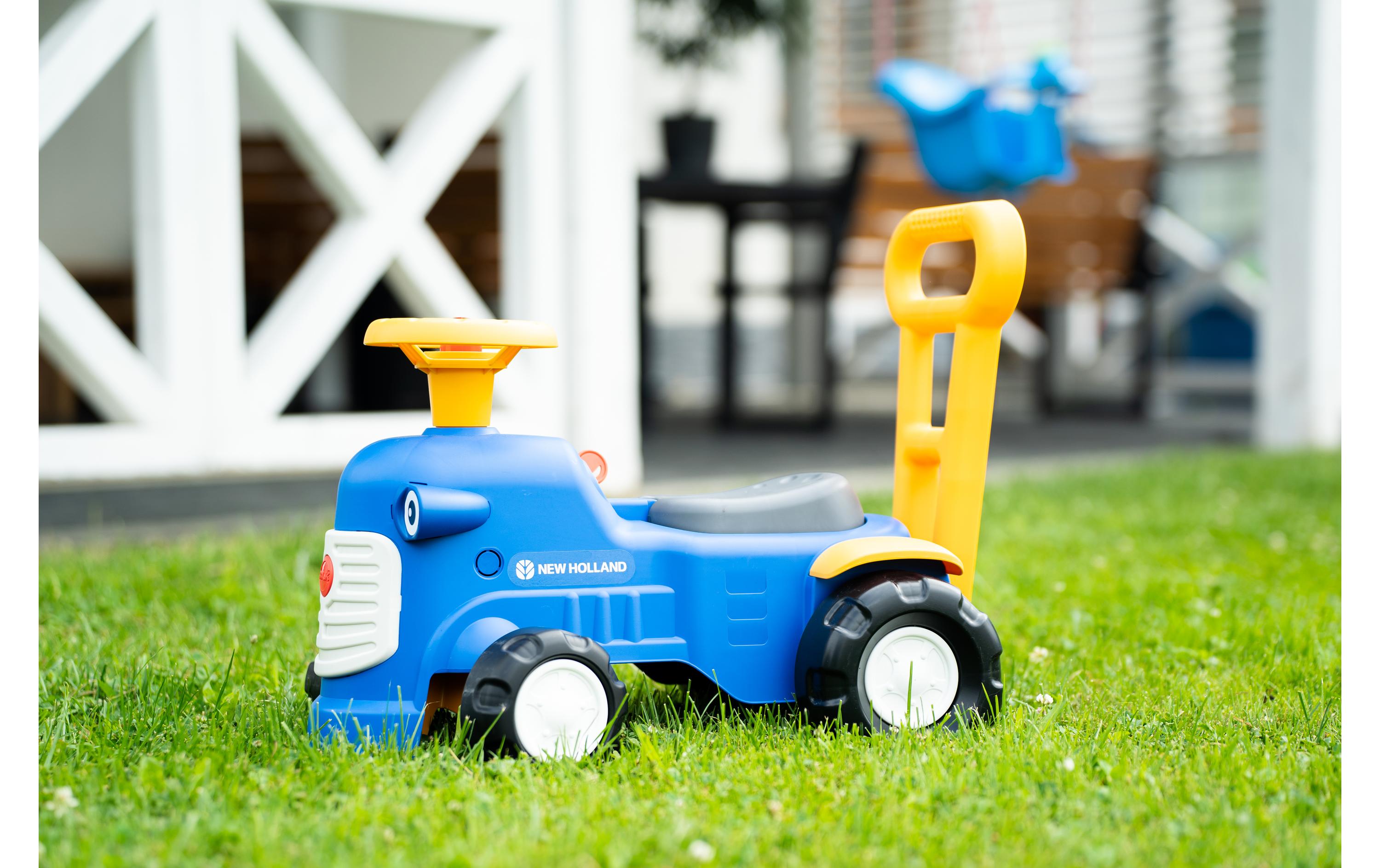 Rutschfahrzeug New Holland Rutscher STraktor-Lauflernwagen mit ergonomisch geformter Lauflernstange