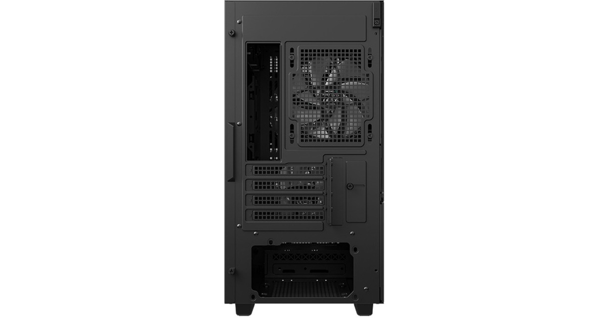 DeepCoolCH360 DIGITAL mini tower behuizing  (Zwart | 1x USB-A | 1x USB-C | RGB | Window)