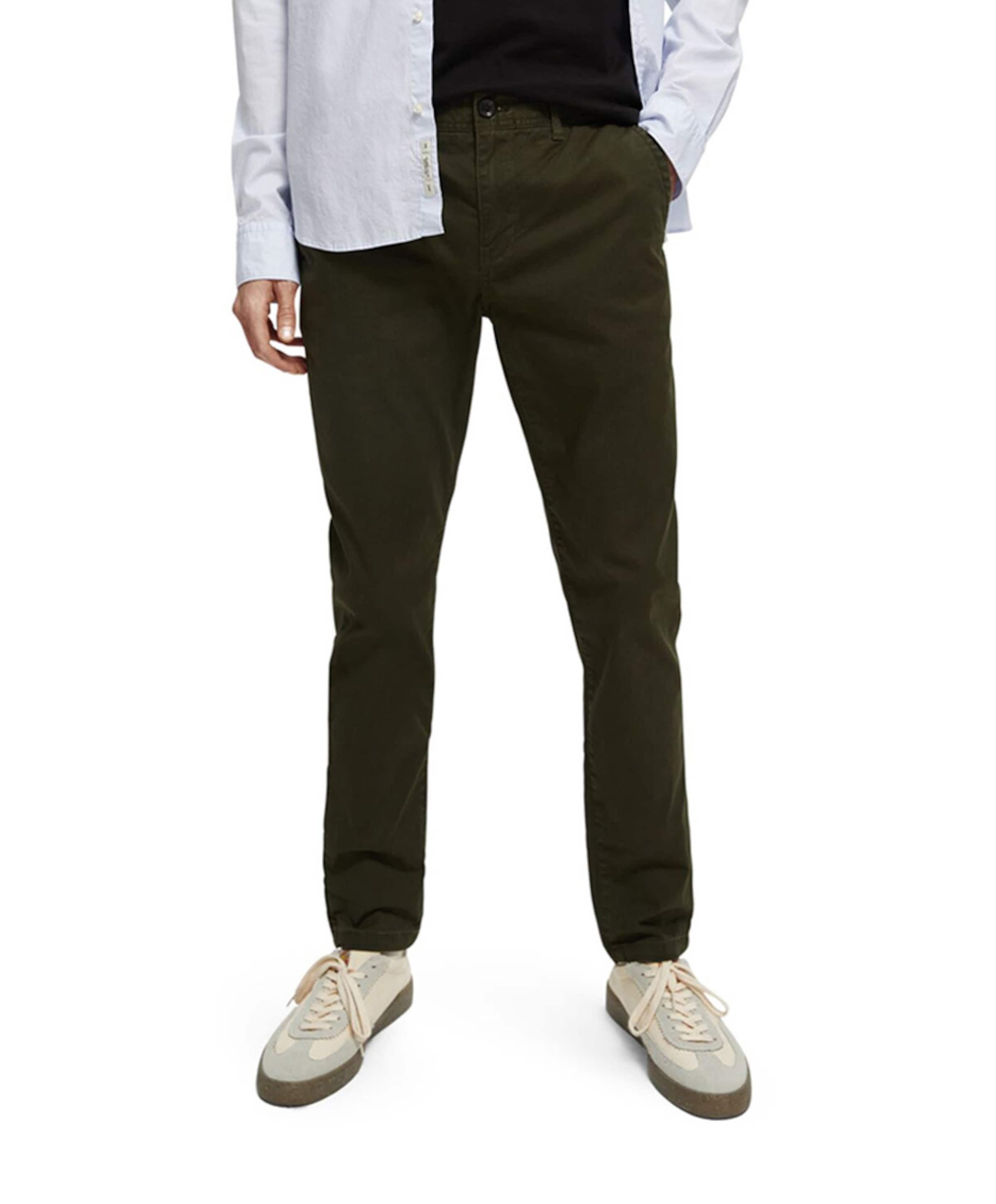Scotch & Soda Essentials - Mott super slim fit co heren broek groen