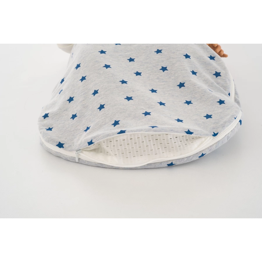 Träumeland Schlafsack-Set 3tlg. Liebmich Sternentraum blau