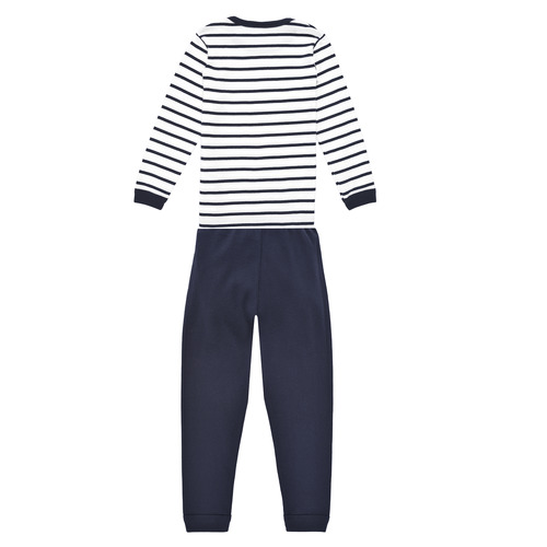 Petit Bateau - TECHI - Blanc / Bleu