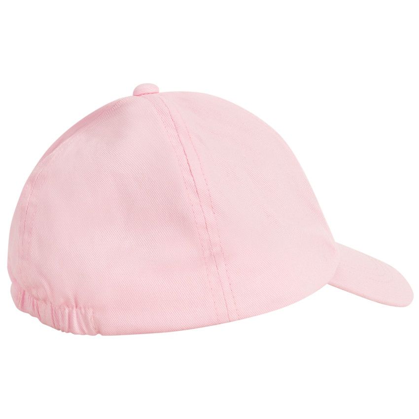 Casquette print doré et cerises brodées pour bébé fille - Lilas
