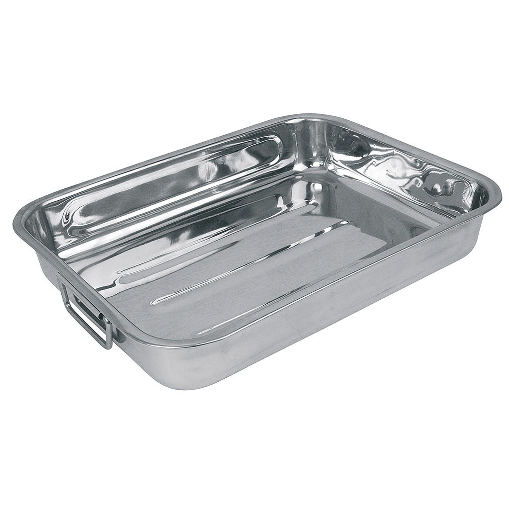 Plat à four rectangulaire inox 35x26x7cm