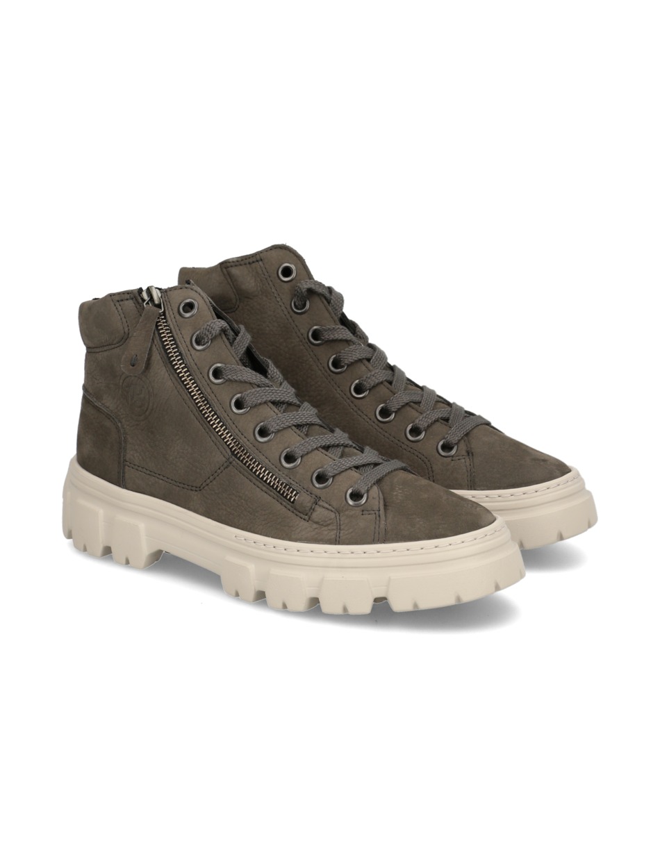 Nubukleder Sneaker Mid Cut