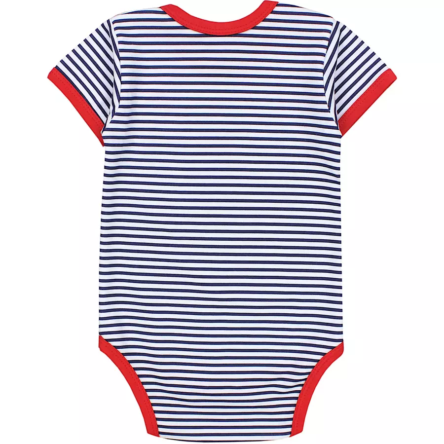 TupTam Jungen Baby Body Kurzarm 5er Pack rot Modell 1