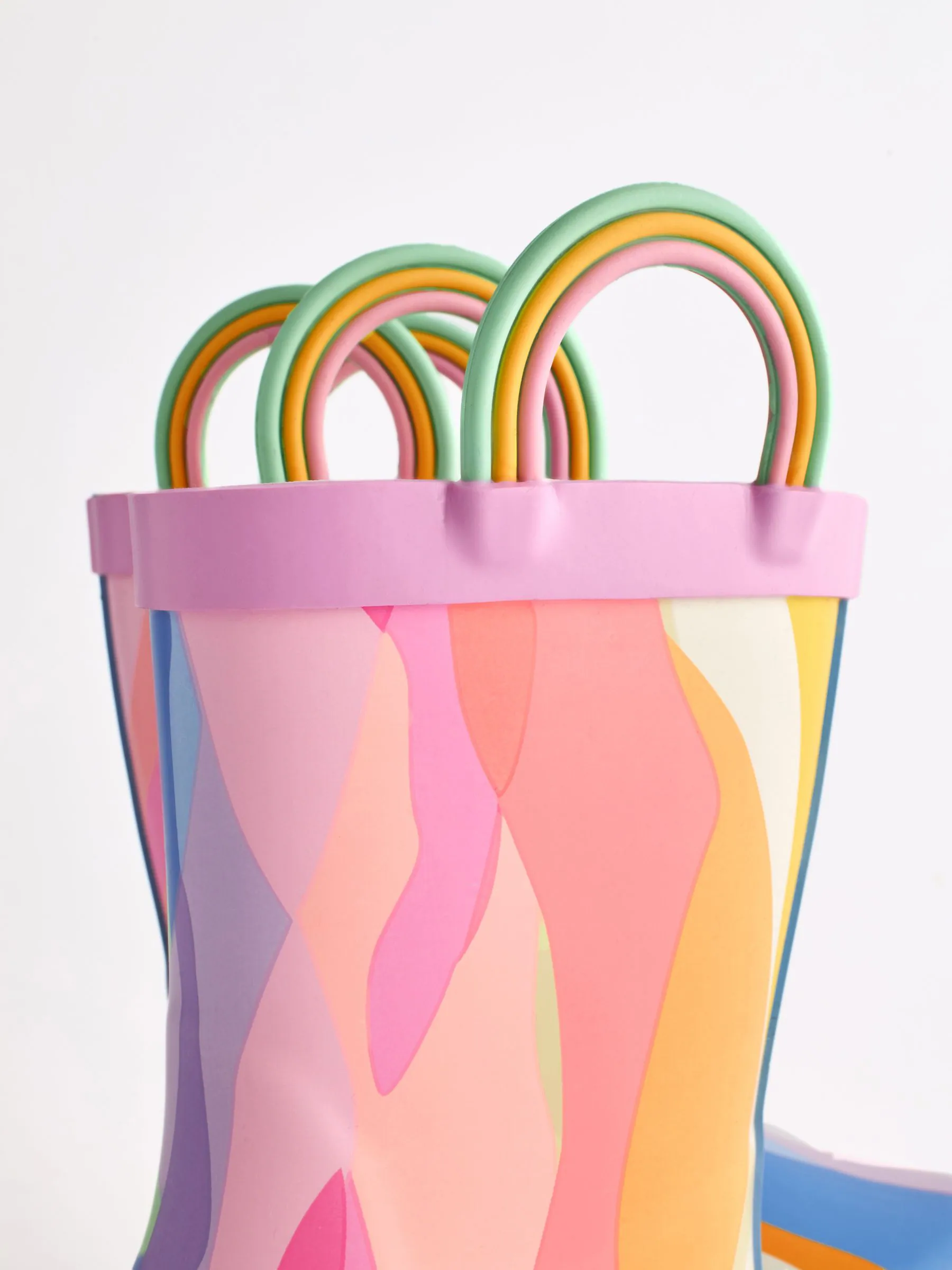 Regenboog - Laarzen met handgreep