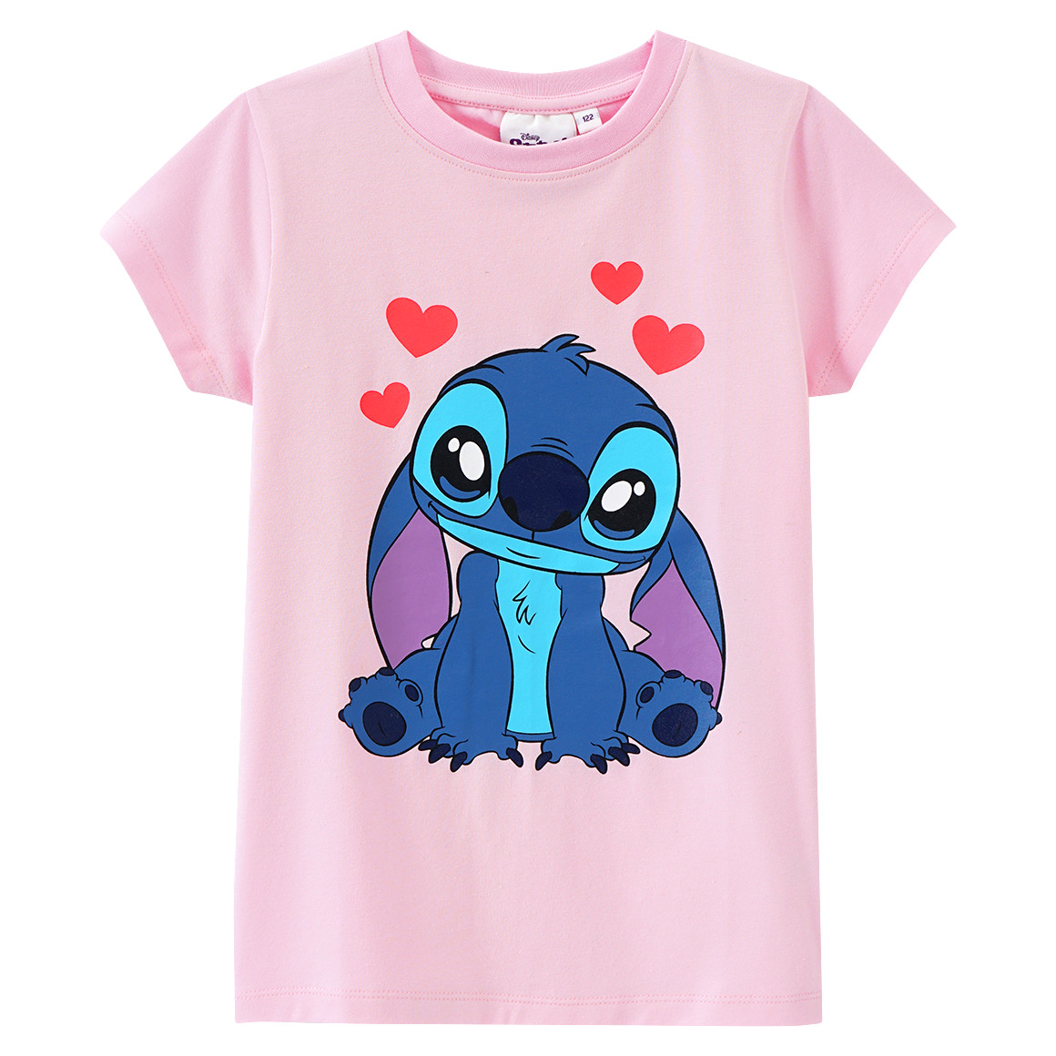 Topolino Disney Stitch T-Shirt mit Bio-Baumwolle rosa