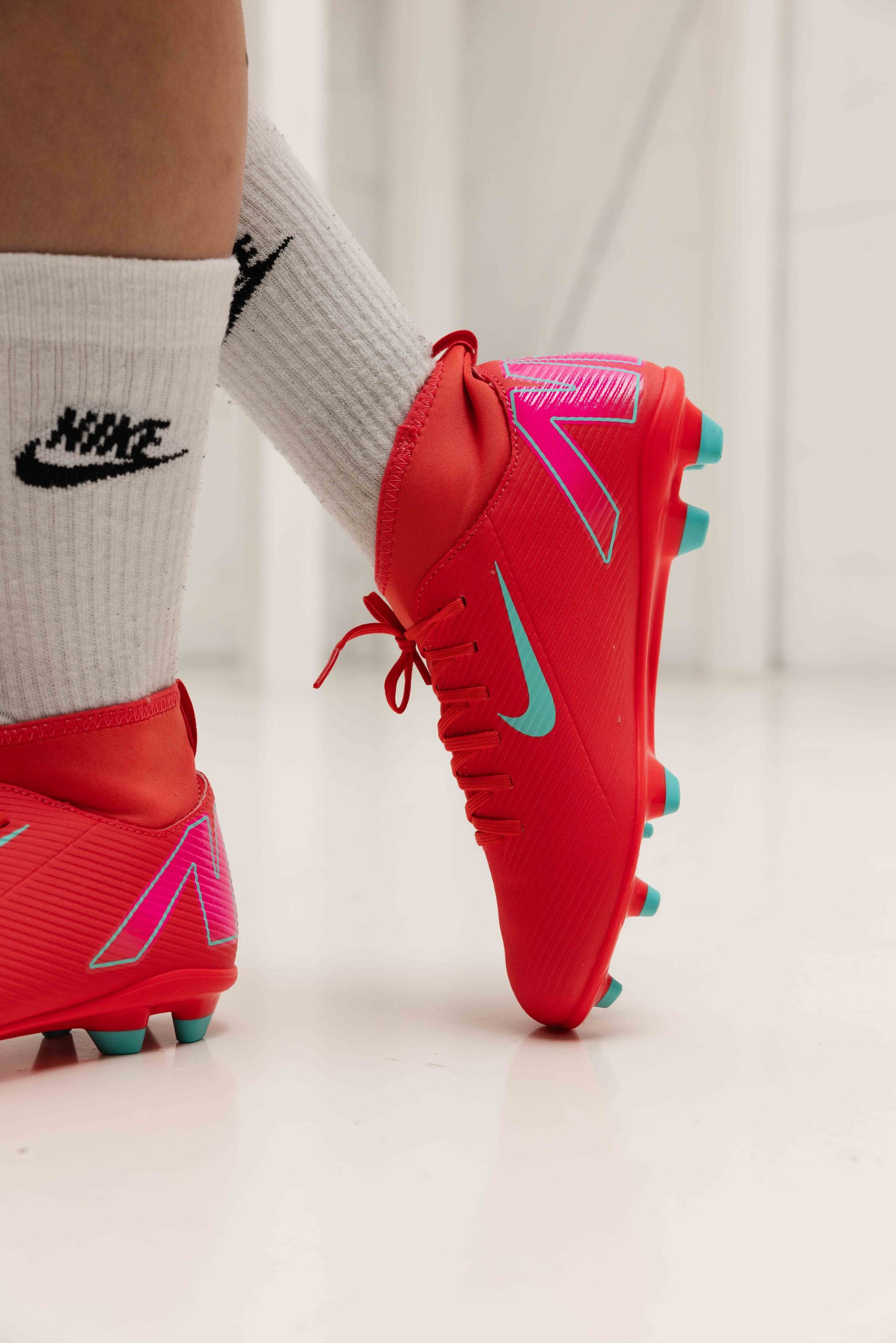 Nike Zoom Mercurial Superfly 10 Club FG/MG Voetbalschoenen Junior Rood