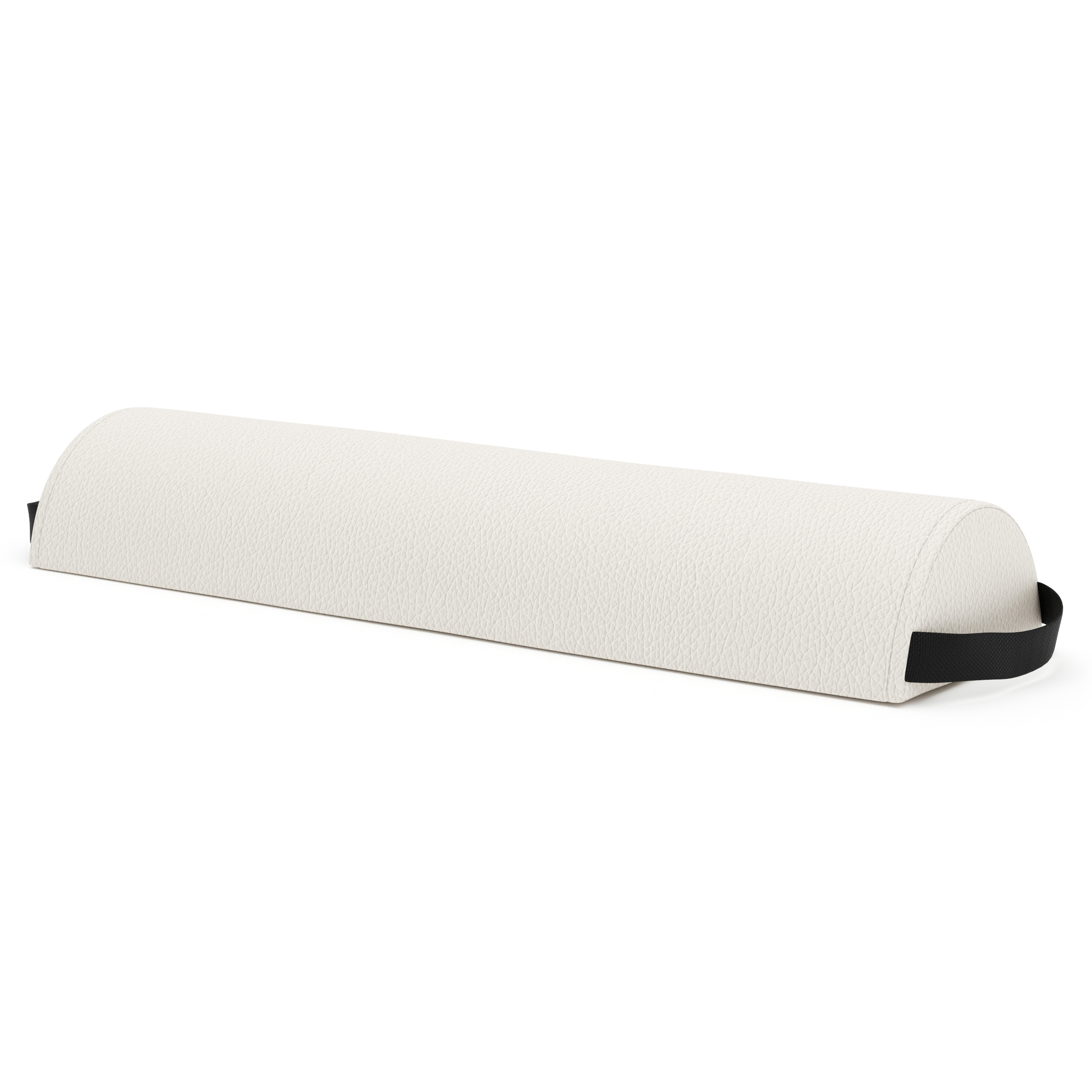 Nackenrolle halbrund 66 cm weiss