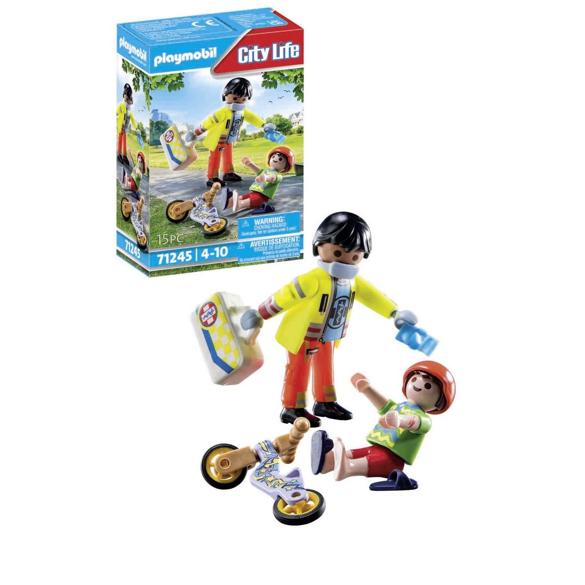 Secouriste avec blessé Playmobil City Life 71245