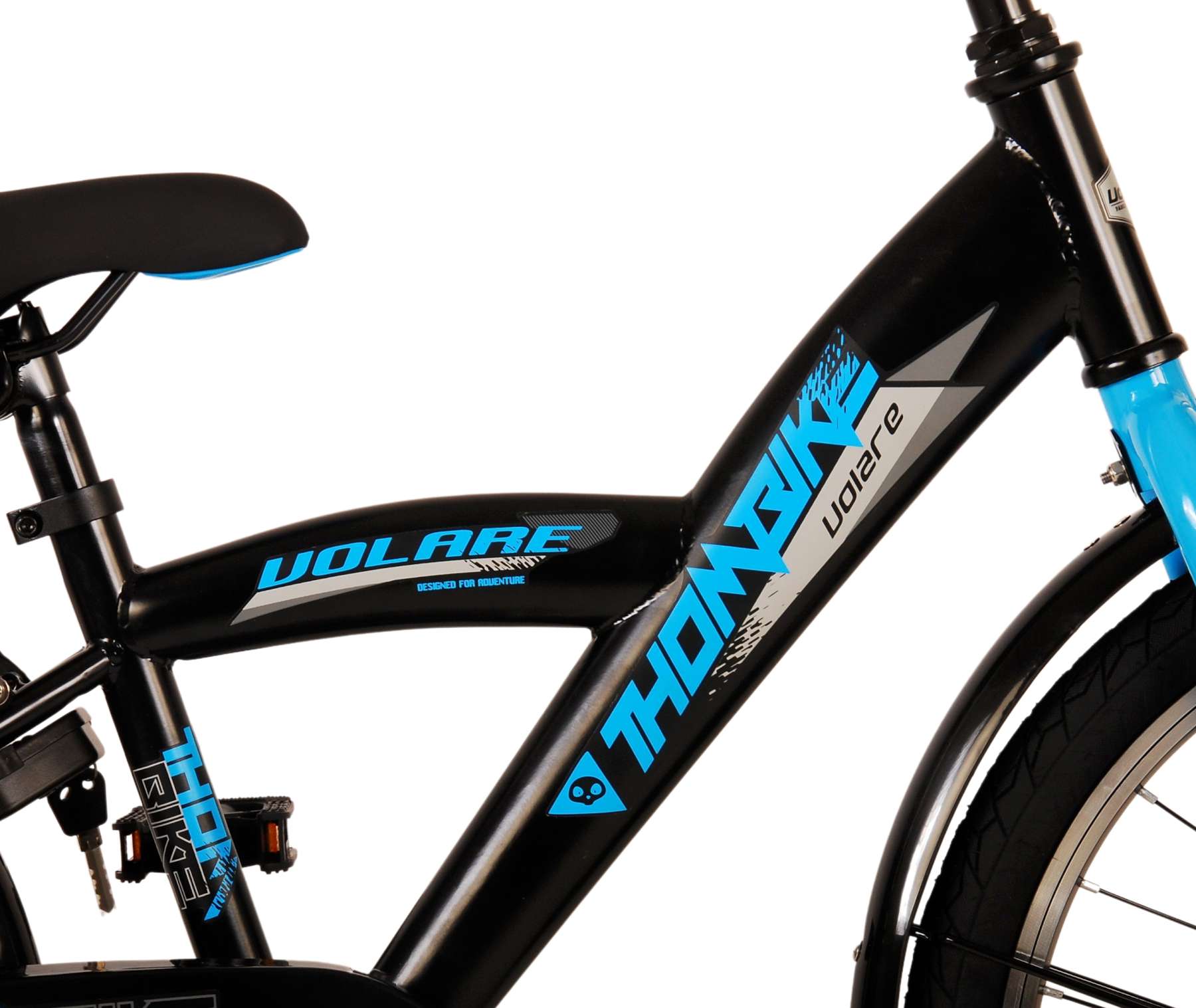 Kinderfahrrad Thombike für Jungen 20 Zoll Kinderrad in Schwarz Blau