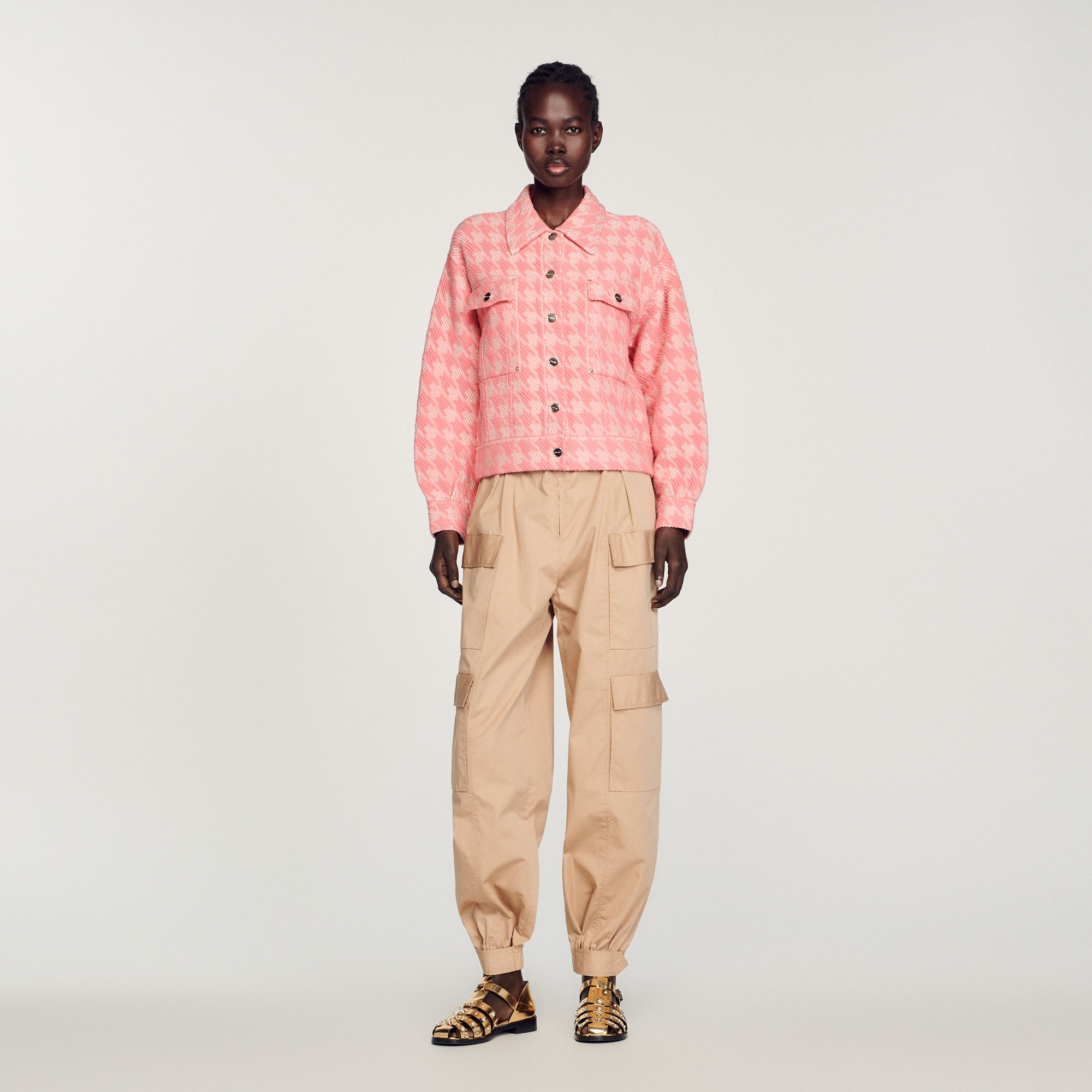 Veste pied de poule