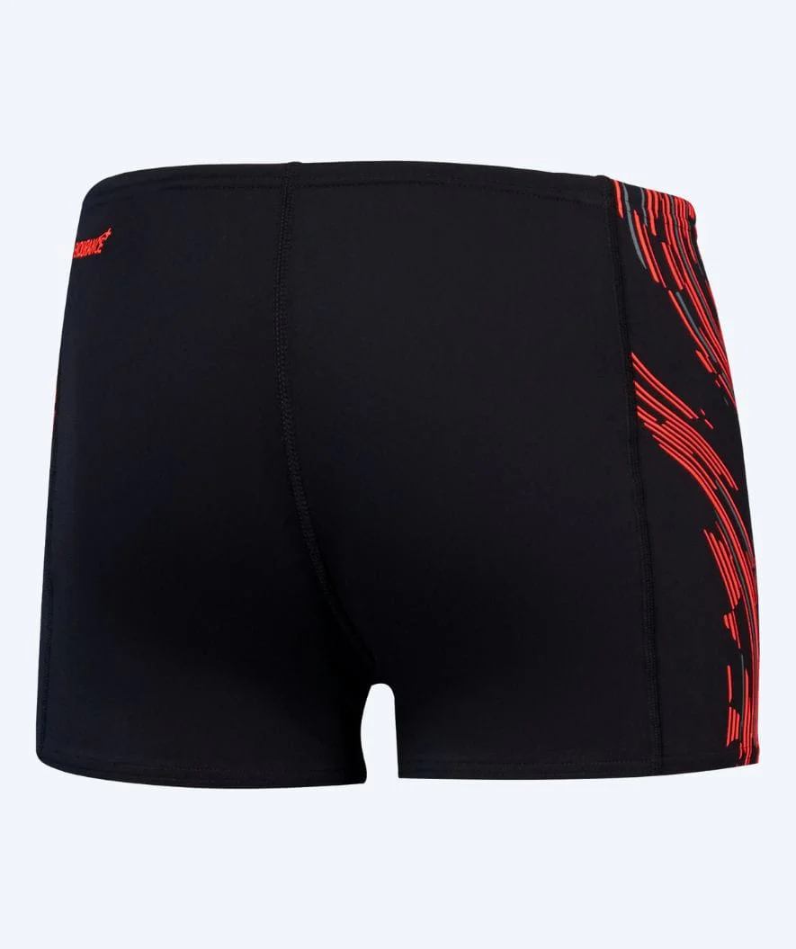 Speedo aquashorts til mænd - Tech Panel - Sort/rød
