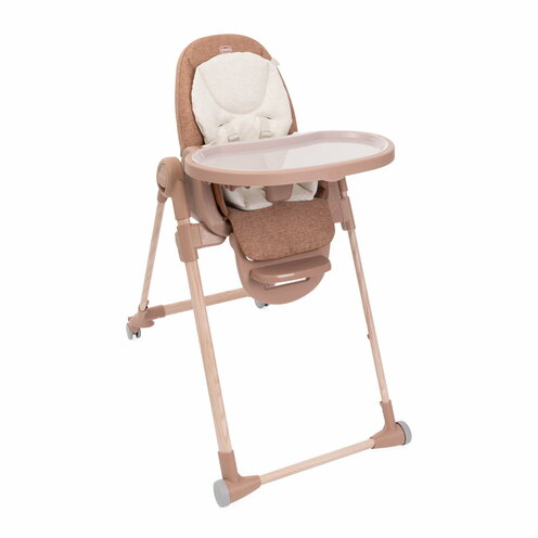 Chaise haute Polly Armonia Terracotta - CHICCO