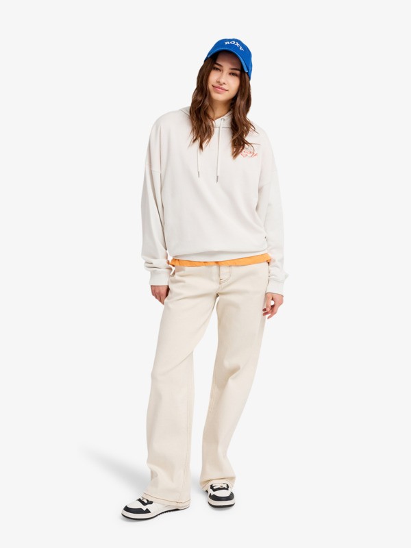 Lineup Oversized Sweat à capuche oversize Blanc Femme