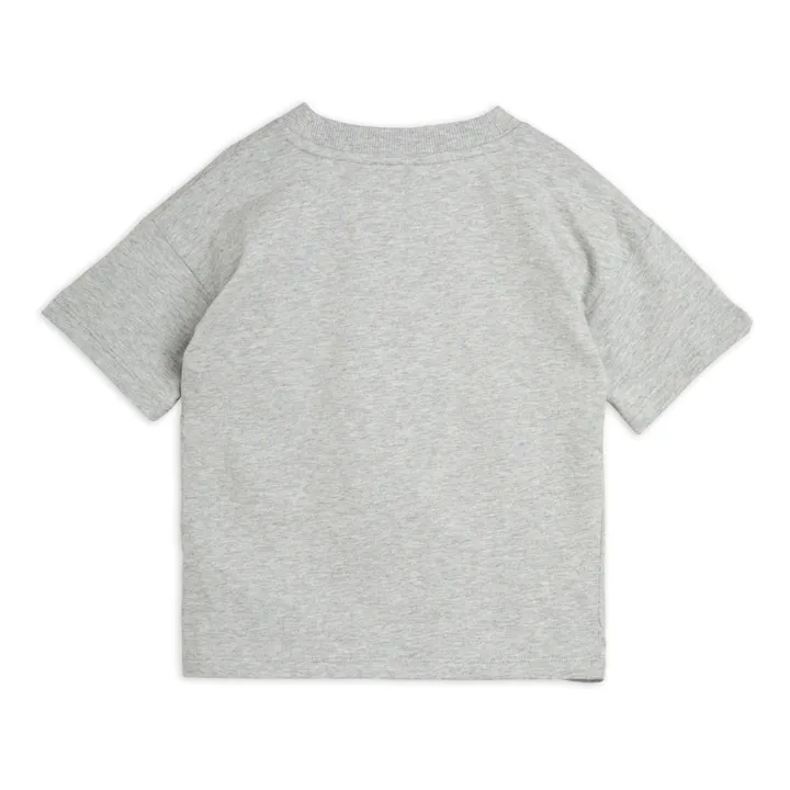 Mini Rodini T-Shirt Club Muscle Coton Bio | Gris chiné