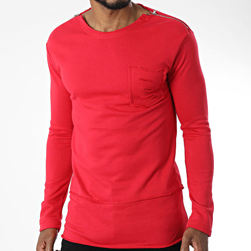 Tee Shirt Manches Longues WS016 Rouge