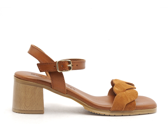 Eva frutos nu pieds talons femme 3439 marron