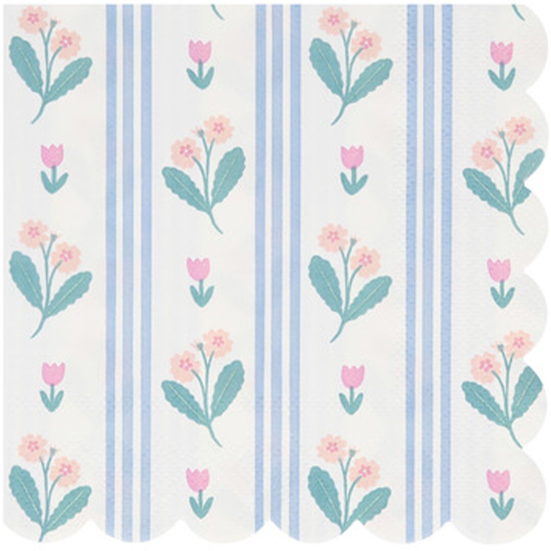 Meri meri servetten bloomsbury - large - 16st