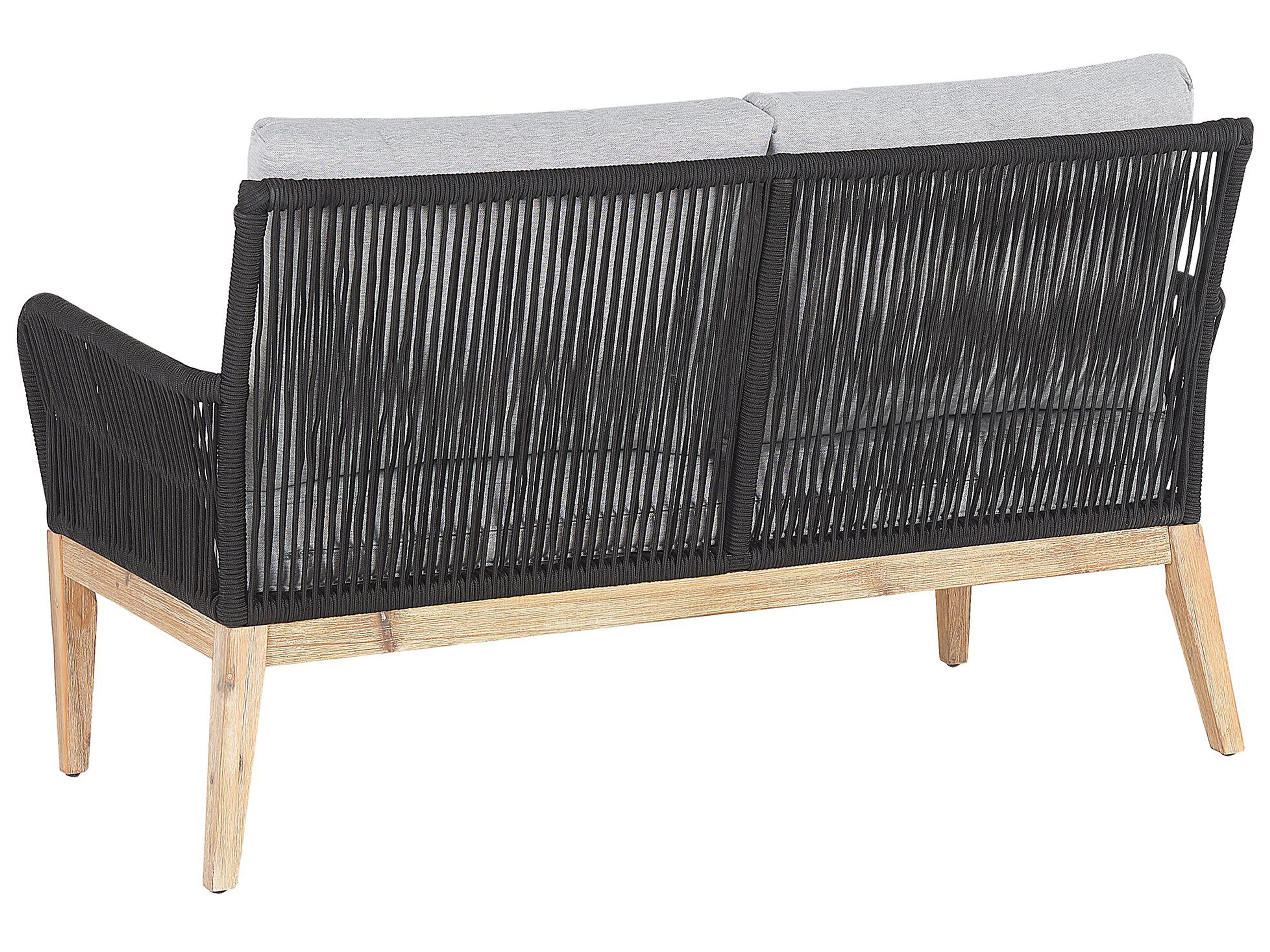 Loungeset met tafel 4-zits MERANO Acaciahout Grijs