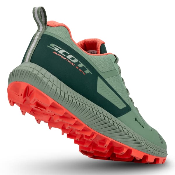 Chaussure trail SCOTT W'S SUPERTRAC 3 GORE-TEX FROST GREEN/CORAL PINK