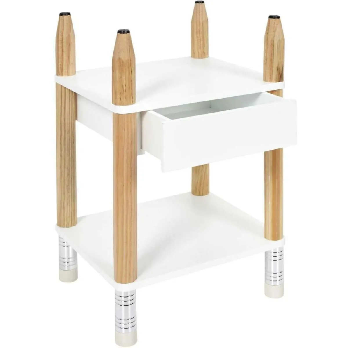 The Home Deco Kids Table de Chevet Enfants Crayon