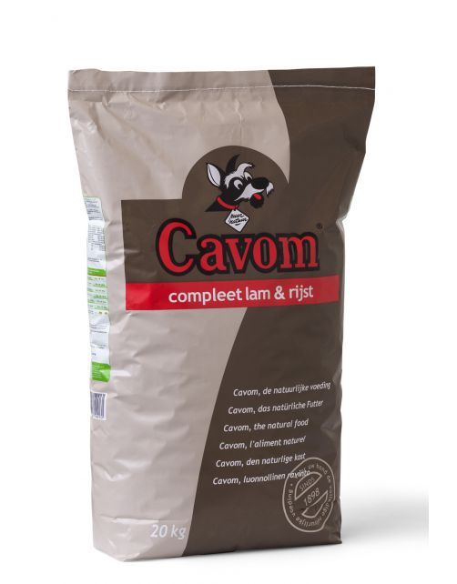 Cavom Compleet Adult Lam&Rijst - Hondenvoer