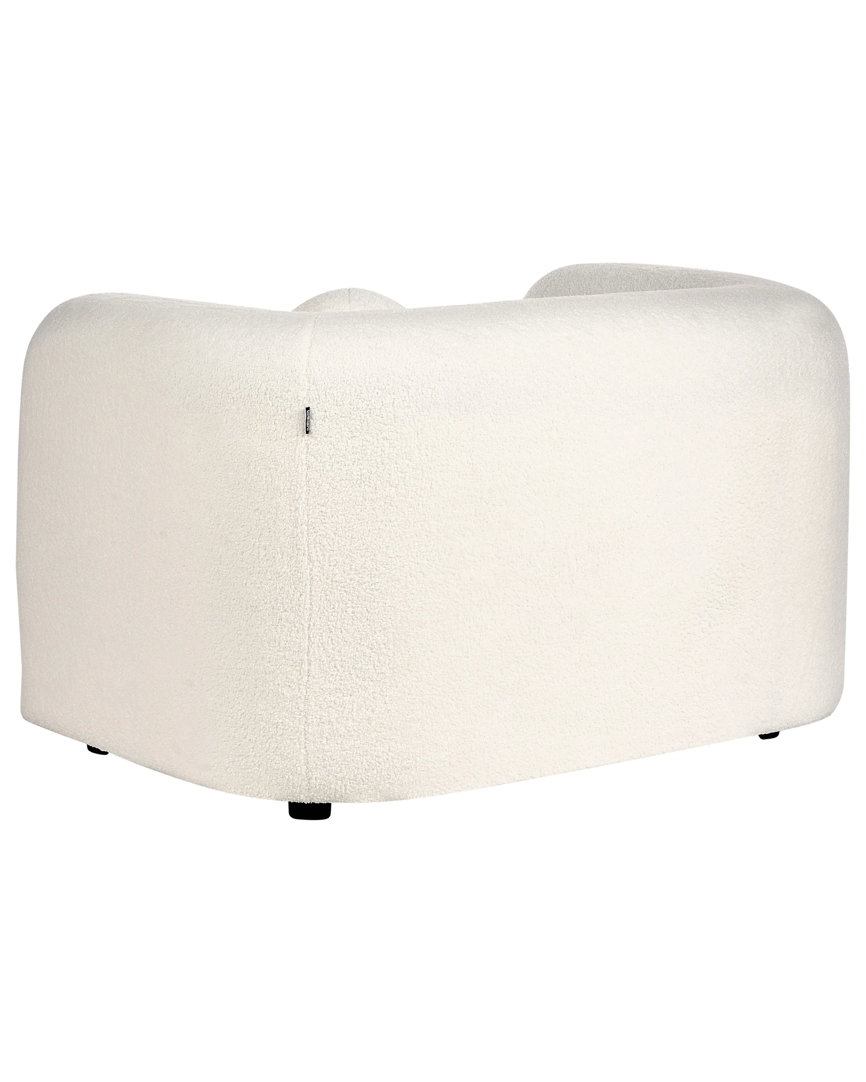 Fauteuil LEIREN Bouclé Wit