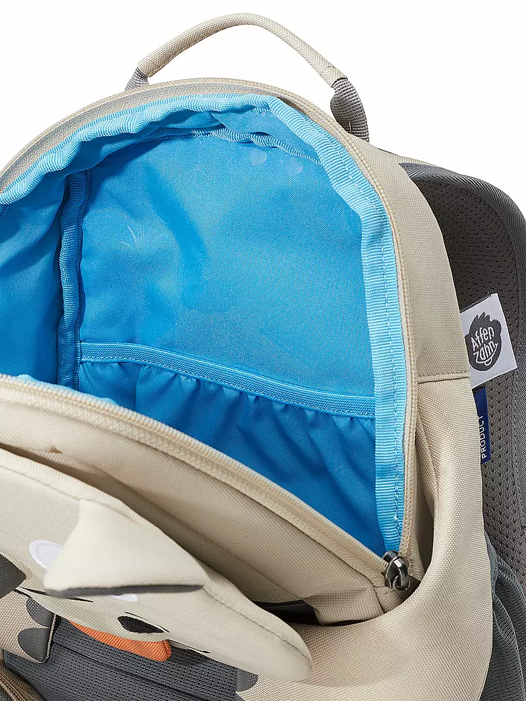 AFFENZAHN Kinder Rucksack Große Freunde - Nashorn grau