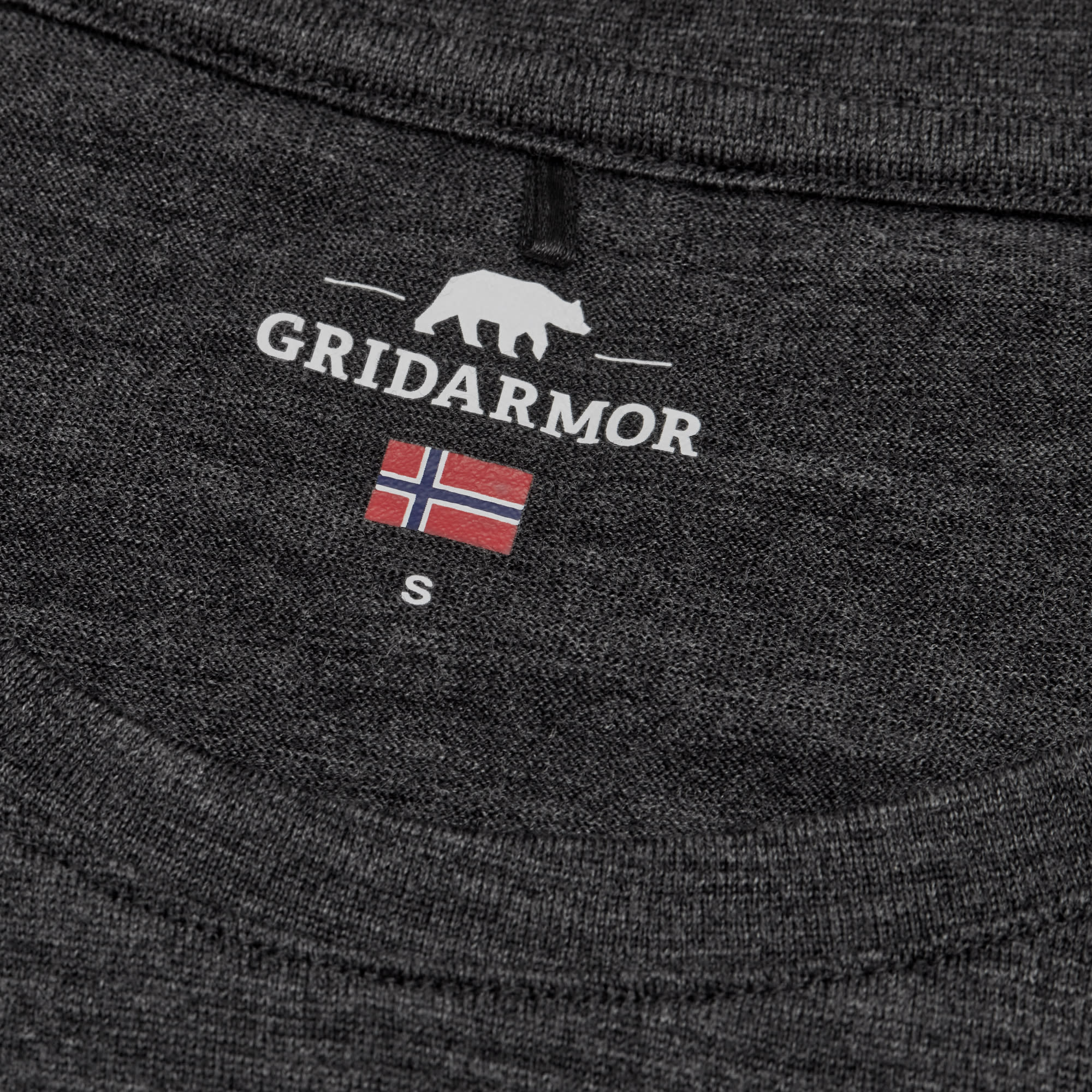 Gridarmor Women's Larsnes Merino T-Shirt Dark Grey Melange