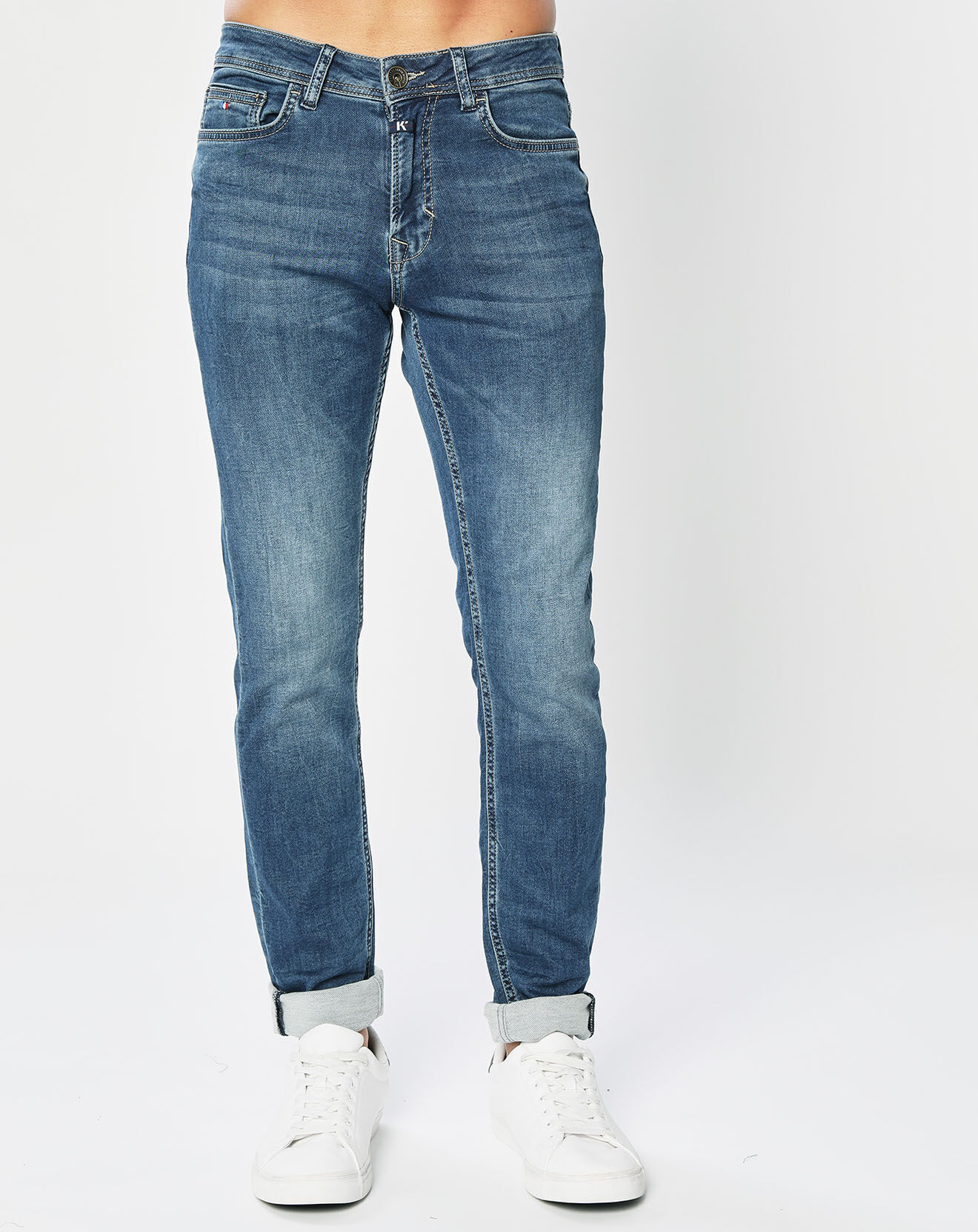 Kaporal 5 Jean Slim Daxko Mid bleu moyen