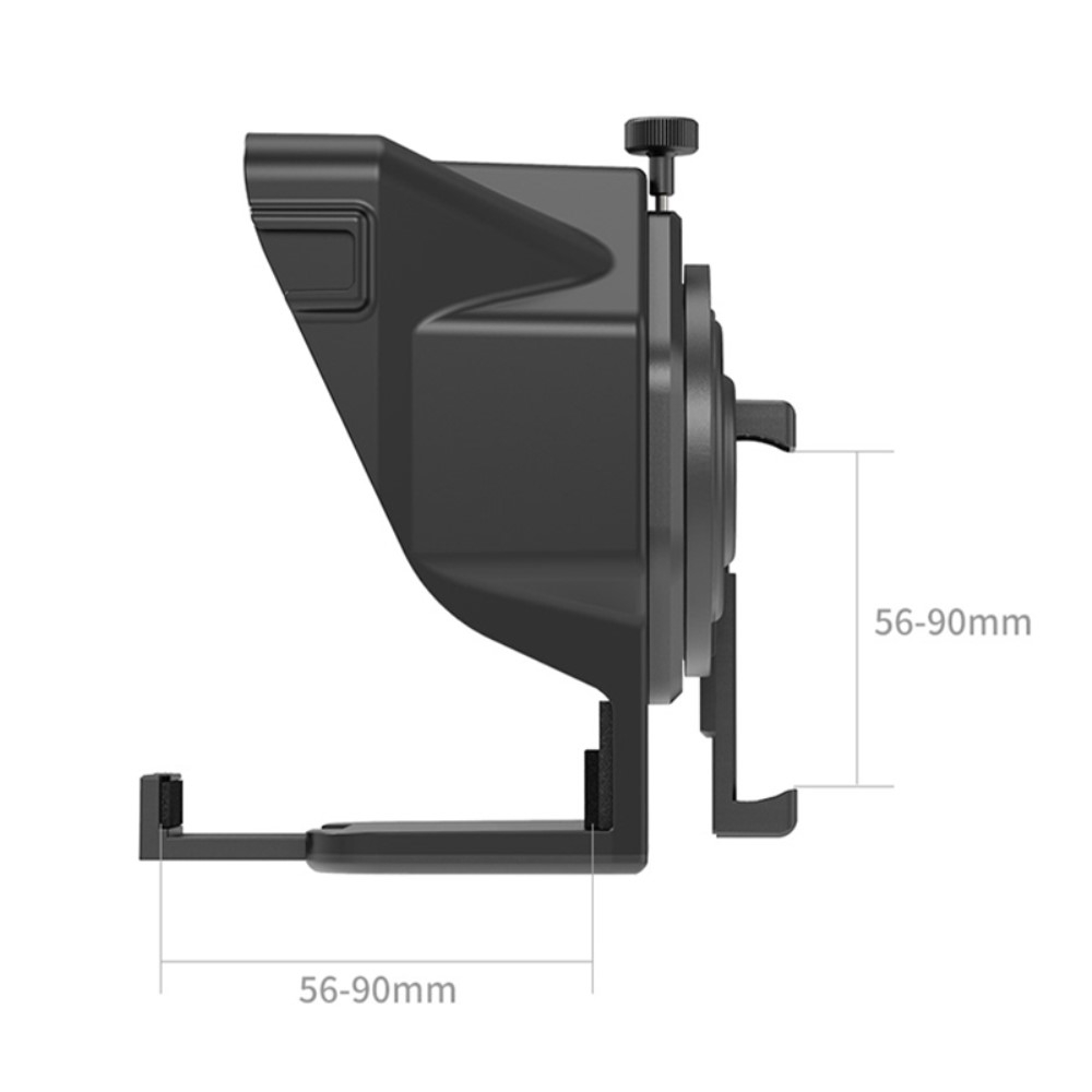 Smartphone Teleprompter mit Bluetooth Fernbedienung und 1/4