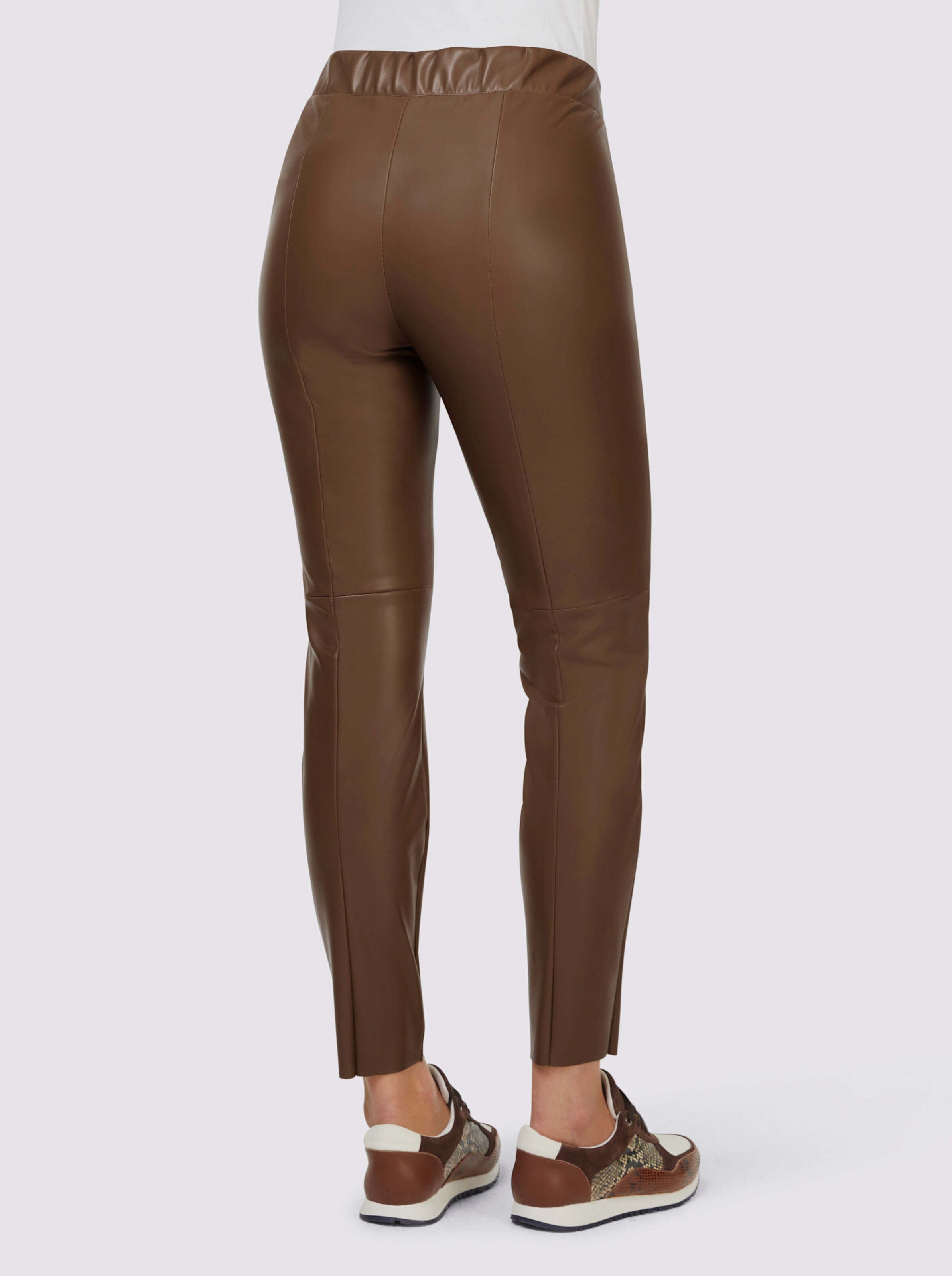 Lederimitat-Leggings