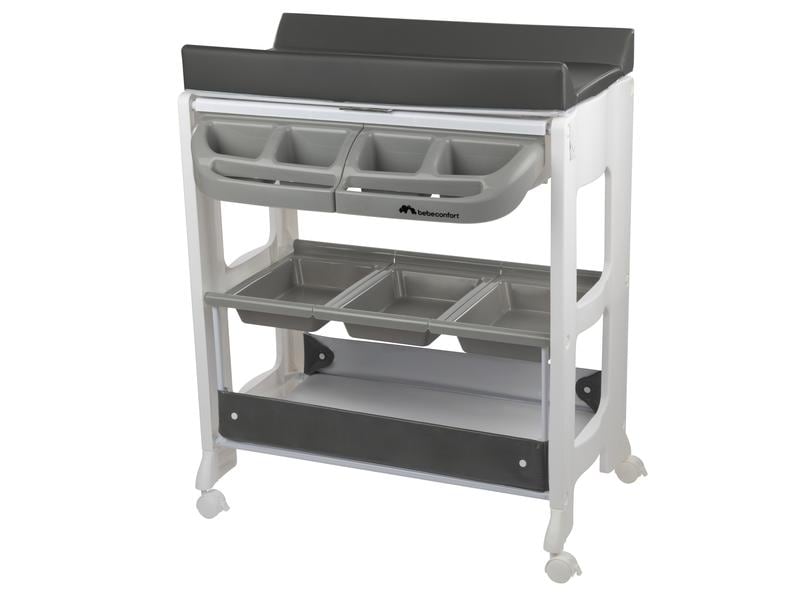 Bebeconfort Wickeltisch Dolphy Gray Mist Funktionale Wickelkommode