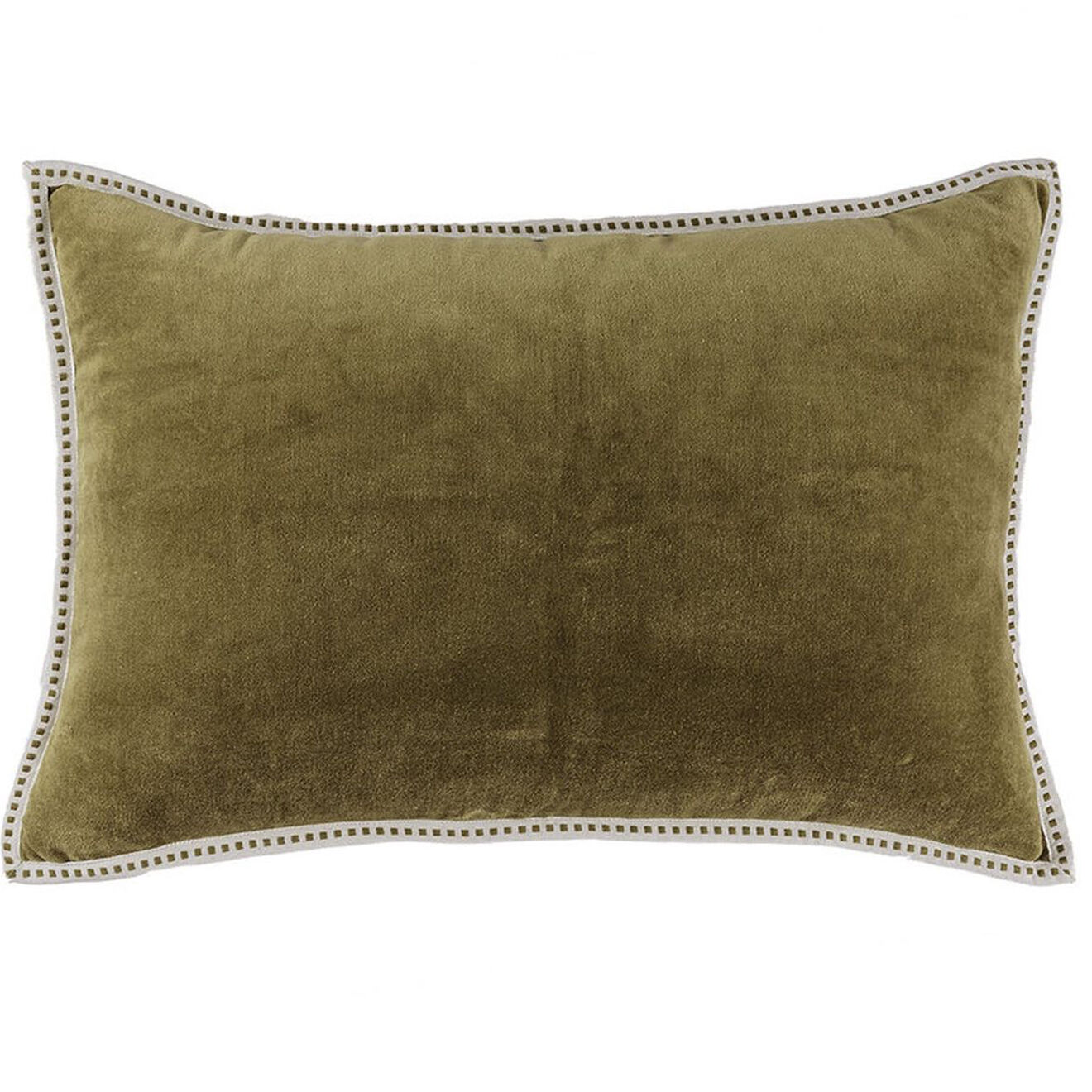 Febronie Housse de coussin velours Ella coriandre