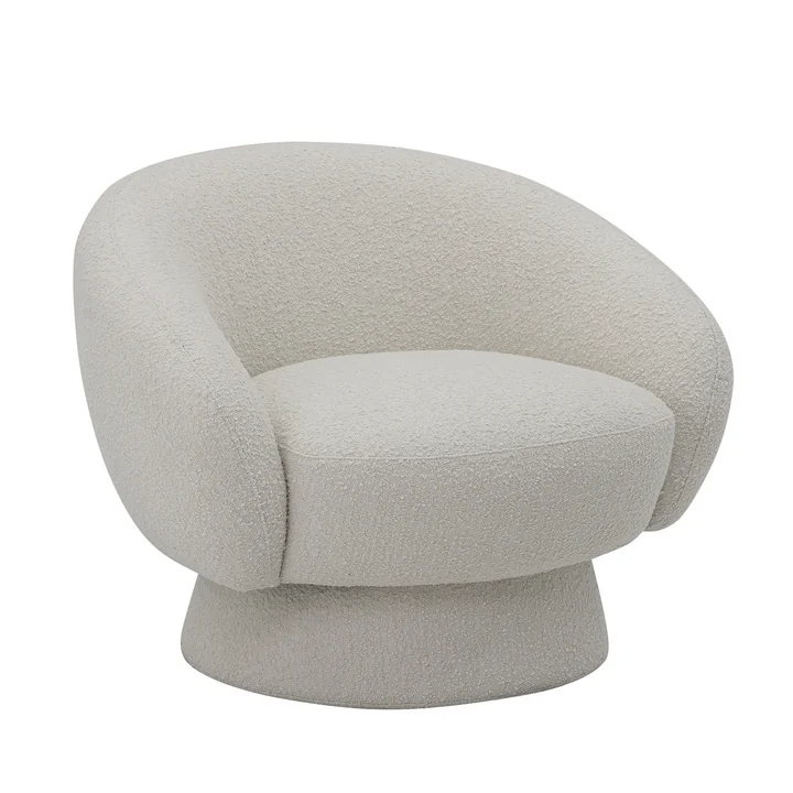 Bloomingville - Ted Lounge Chair, weiss