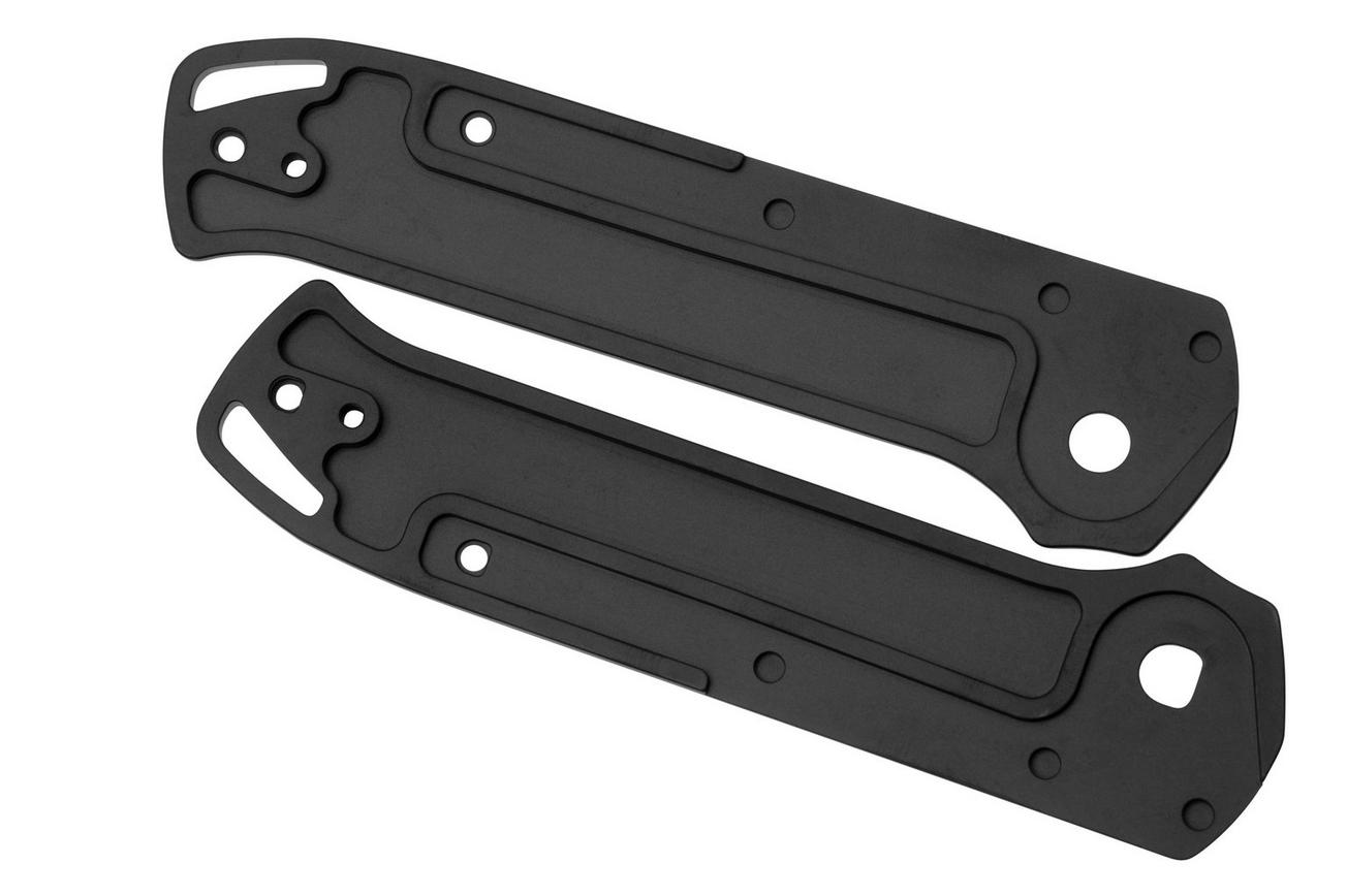 Flytanium Arcade Handle Set Solid 1377B Black DLC Titanium Scales