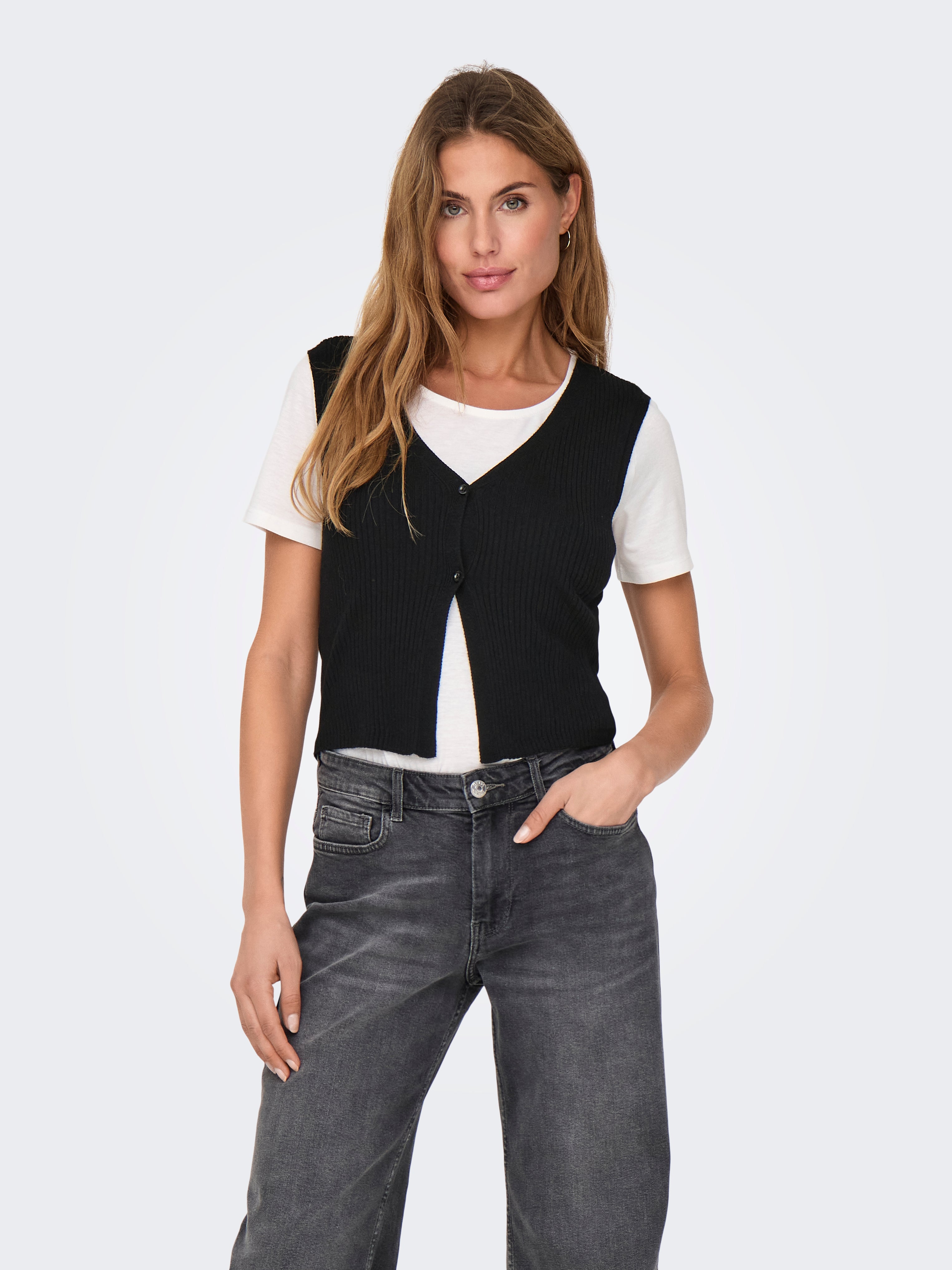 ONLLEVA Weste Black