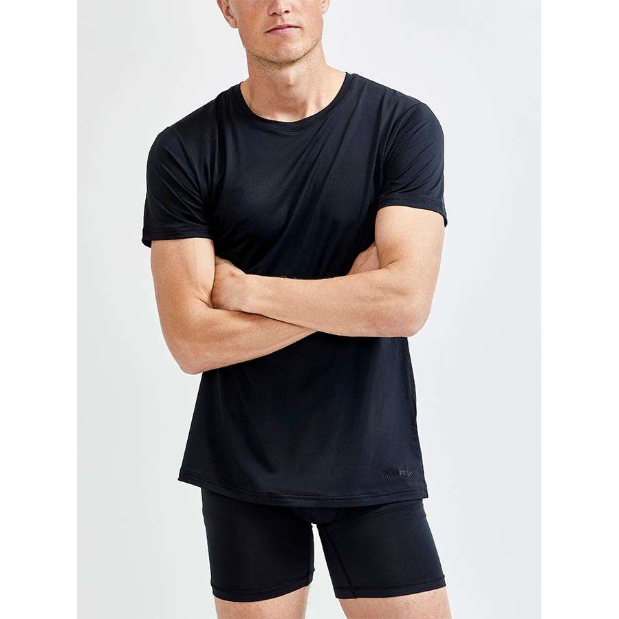 Craft CORE Dry Ondershirt Korte Mouwen Zwart Heren