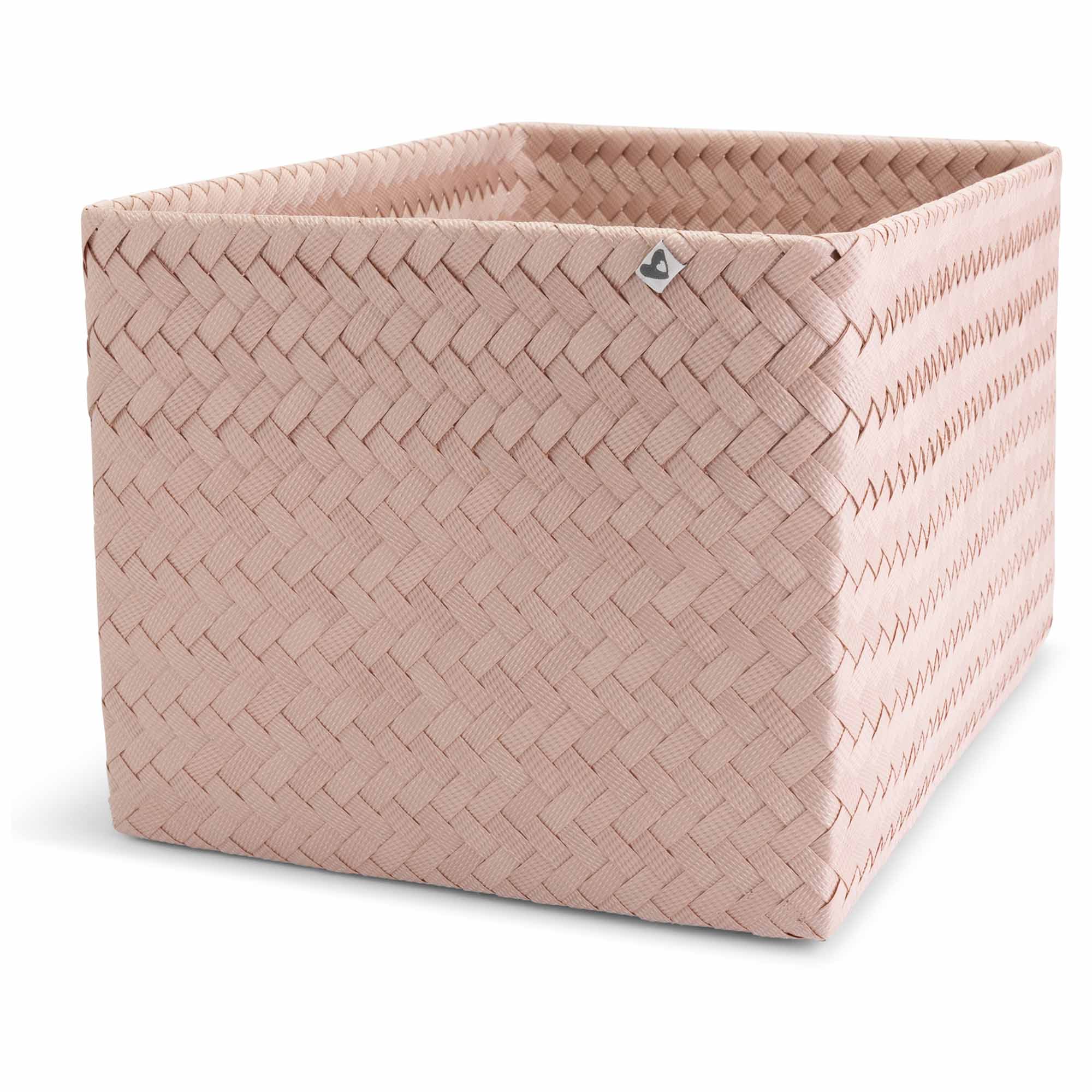Prénatal mandje vierkant roze