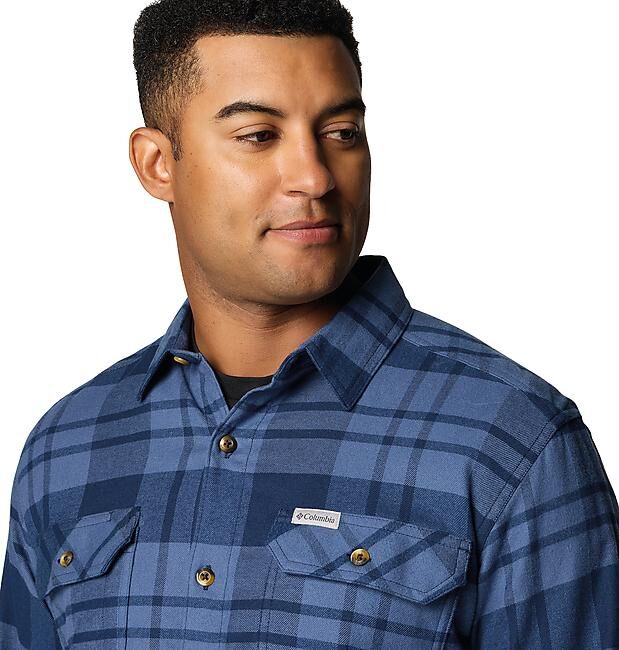 COLUMBIA - CHEMISE FLARE GUN STRETCH FLANNEL M