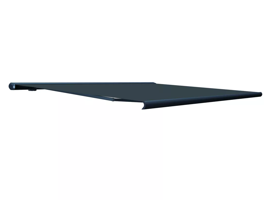 Store banne motorisé avec coffre intégral 5 x 3 m anthracite - CONSTELA