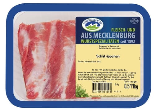 Ludwigsluster Schälrippchen