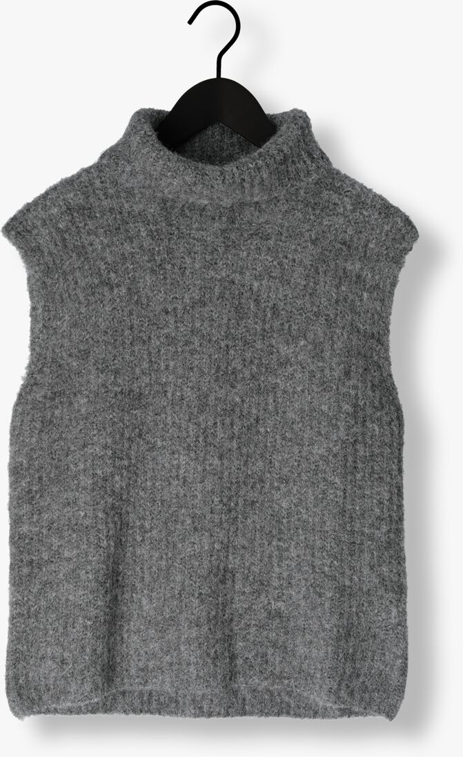 MY ESSENTIAL WARDROBE grijze my essential wardrobe spencer meenamw knit vest
